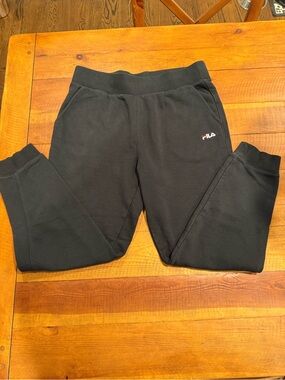 Fila Women’s Black Fleece Jogger Pants